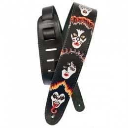 Planet Waves 25LK04 Кожаный гитарный ремень, Kiss Rock and Roll Over