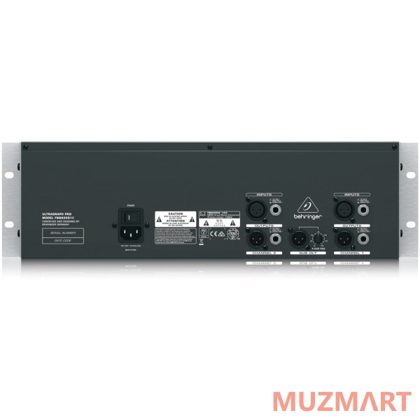Behringer FBQ6200HD Эквалайзер графический, двухканальный 31-полосный