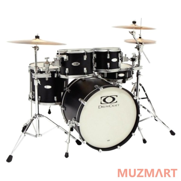 DrumCraft Series 8 Progressive  Maple Cardiac Burst Black Nickel HW Барабанная установка