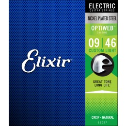 Elixir 19027 OPTIWEB CUSTOM LIGHT Струны для электрогитары