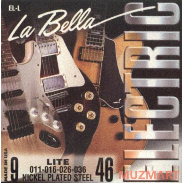 La Bella EL-L Light Струны для электрогитары