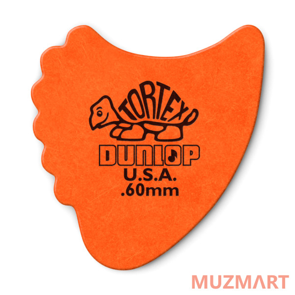 Dunlop 414R.60 Tortex Fin Набор медиаторов (72шт)