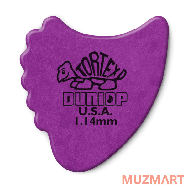 Dunlop 414R1.14 Tortex Fin Набор медиаторов (72шт)