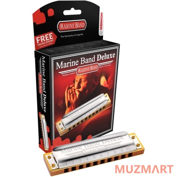 Hohner Marine Band Delux 2005/20 G (M200508X) Губная гармоника с уроками