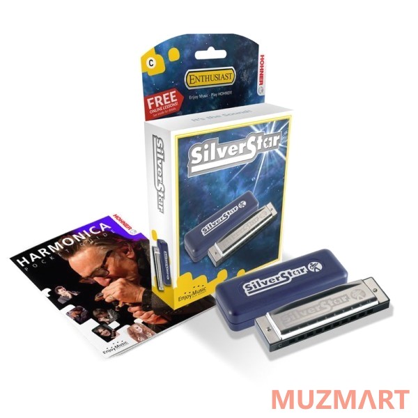 Hohner Silver Star 504/20 G (М50408X) Губная гармоника с уроками