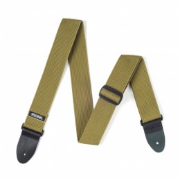 Dunlop D27-01OL Ribbed Cotton Olive Green ремень гитарный, хлопок