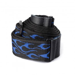 Dunlop D38-11ВL Flambe Blue 2" ремень гитарный, жаккард