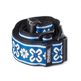Dunlop D67-03BL Jacquard Avalon Blue ремень гитарный, жаккард