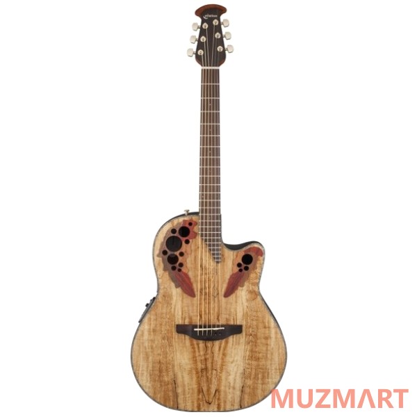 Ovation CE44P-SM Celebrity Elite Plus Mid Cutaway Natural Spalted Maple электроакустическая гитара